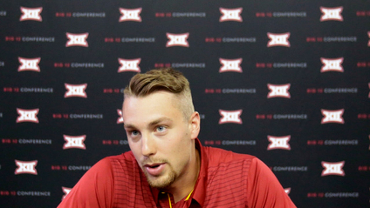 Iowa State's Lanning goes from playing QB to chasing them